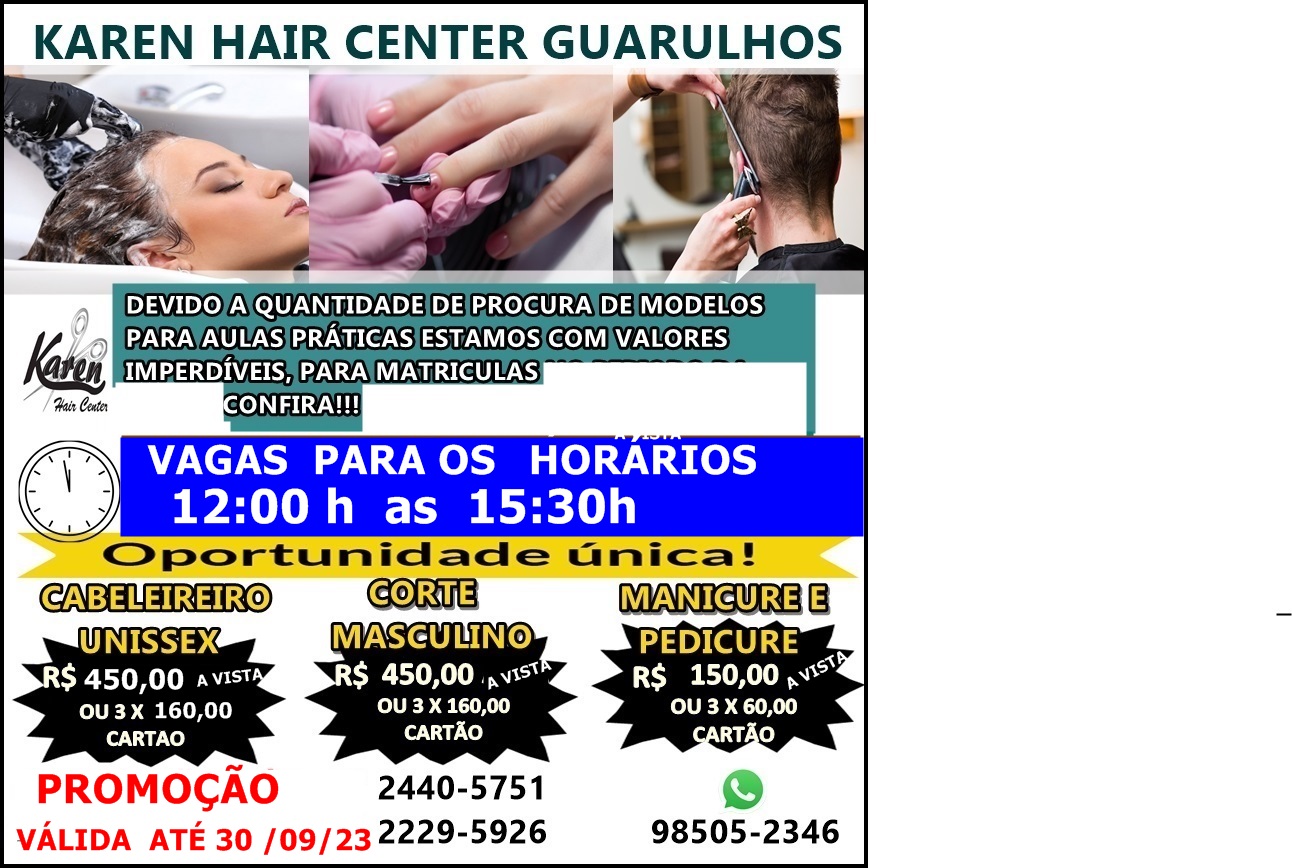 Curso de Cabeleireiro Jardim Ângela