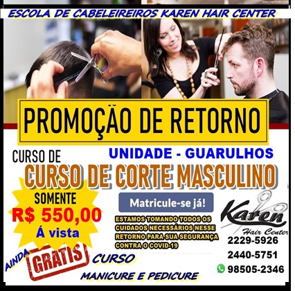 CURSO DE CABELEIREIRO